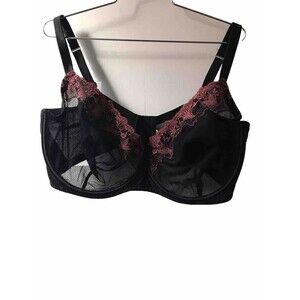 Cacique Women’s Bra Black And Red Color Size 44H - 1039747